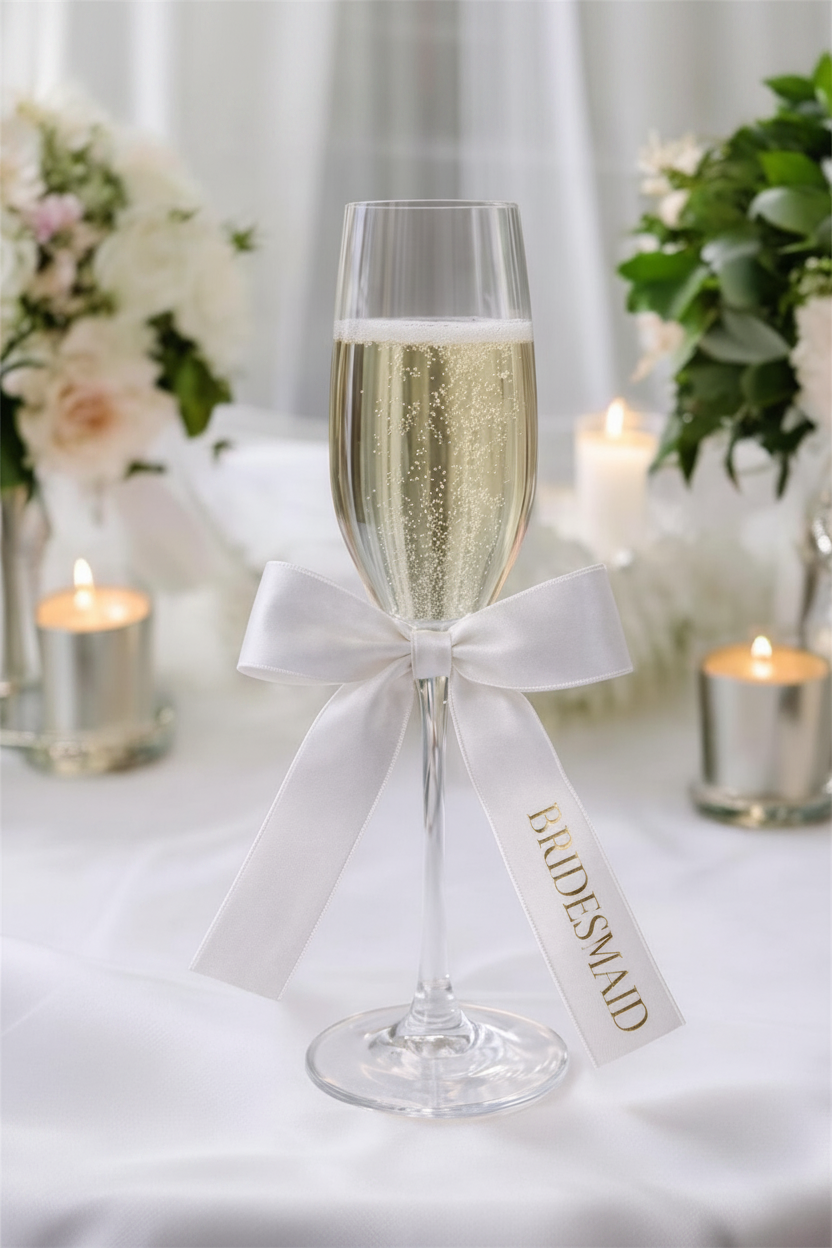 Personalised wedding favours and finishing touches