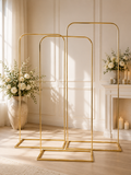 Wedding Arch Frame | Fabric & Foamex Signage Display | Gold or Black