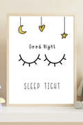 Good Night Sleep Tight – Children's Nursery Print
