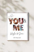 Personalised YOU & ME Photo Collage Print