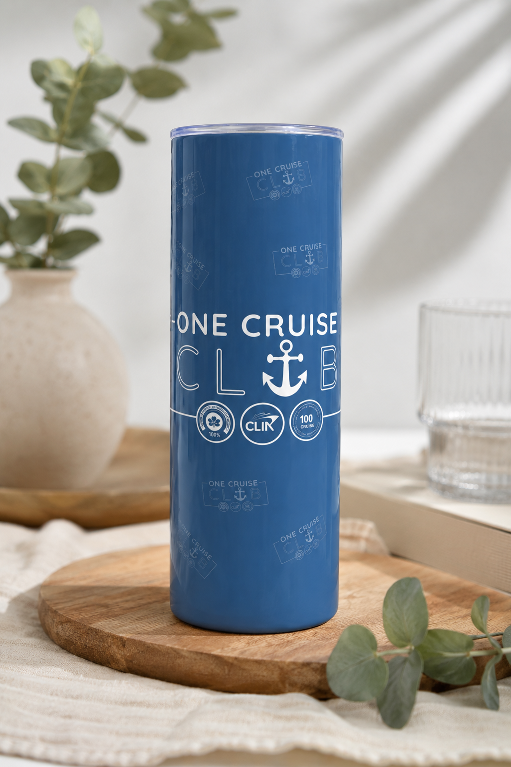Branded 20oz Insulated Tumbler with Straw | Custom Logo Drinkware