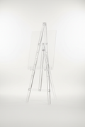 Clear Acrylic Easel Stand — Clean Background