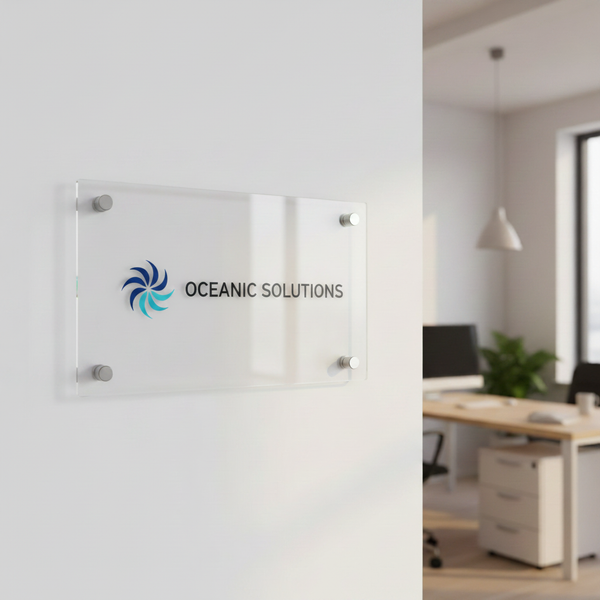 Clear Acrylic Plaque - Generic Branding