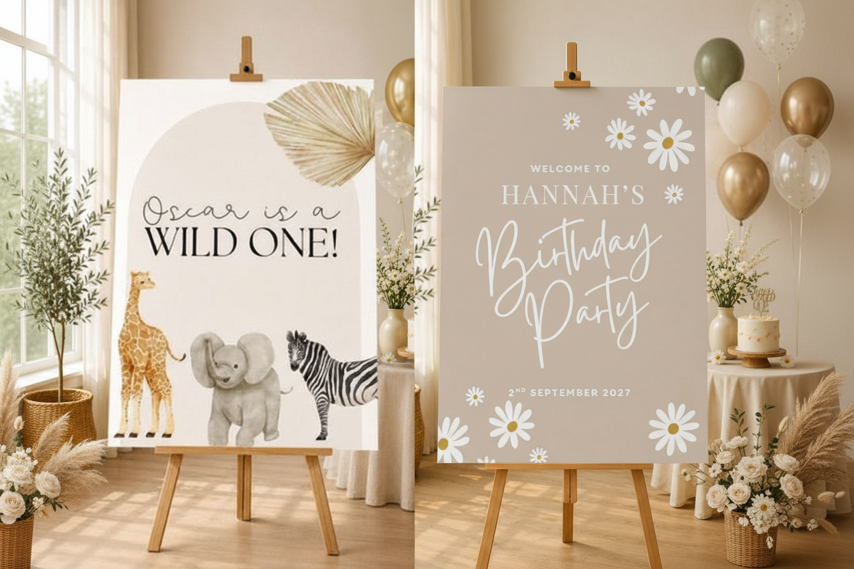 Event signage montage hero