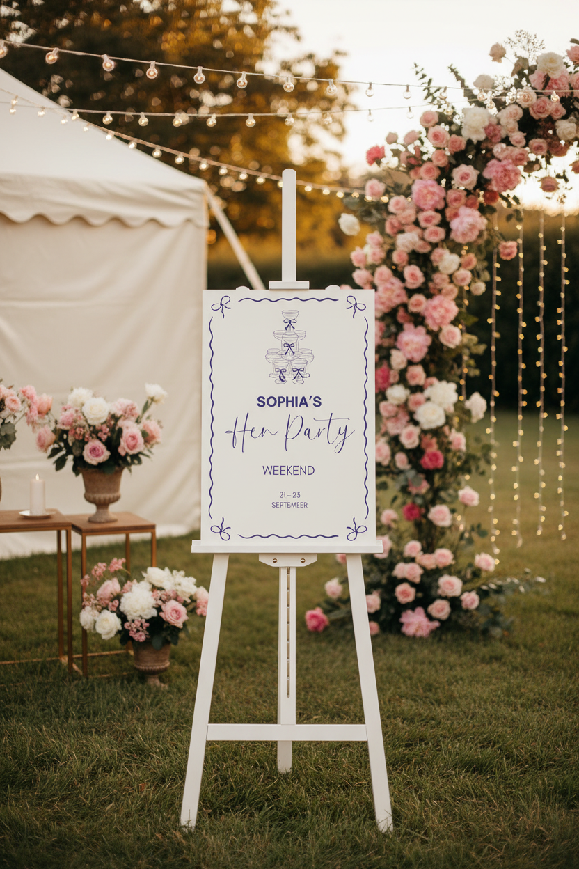 Garden Party Setting