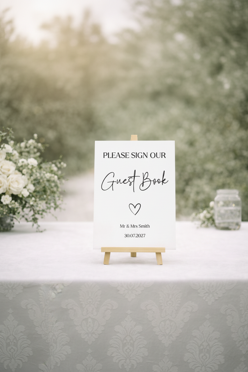 Guest Book Sign Style 1