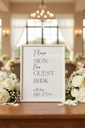 Guest Book Sign Style 2 Framed