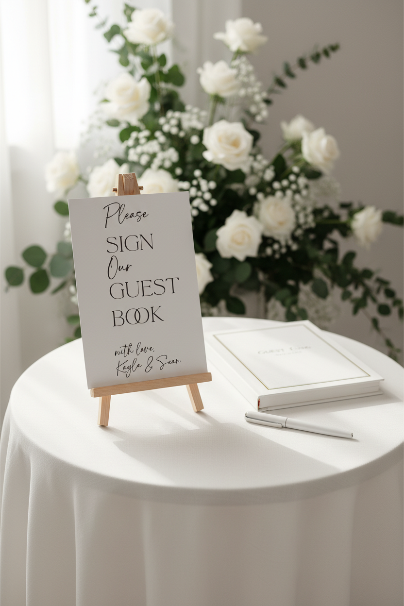 Guest Book Sign Style 2
