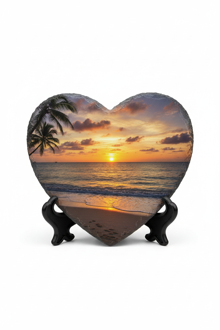 Heart Slate Photo Print