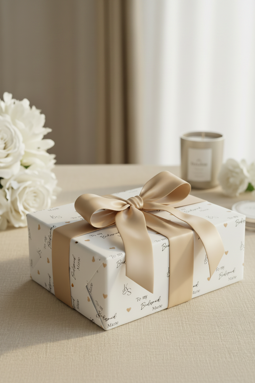 Personalised Wedding Wrapping Paper | Custom Printed Gift Wrap