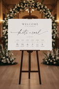 Kate & Carl Timeline Sign - Portrait Mockup