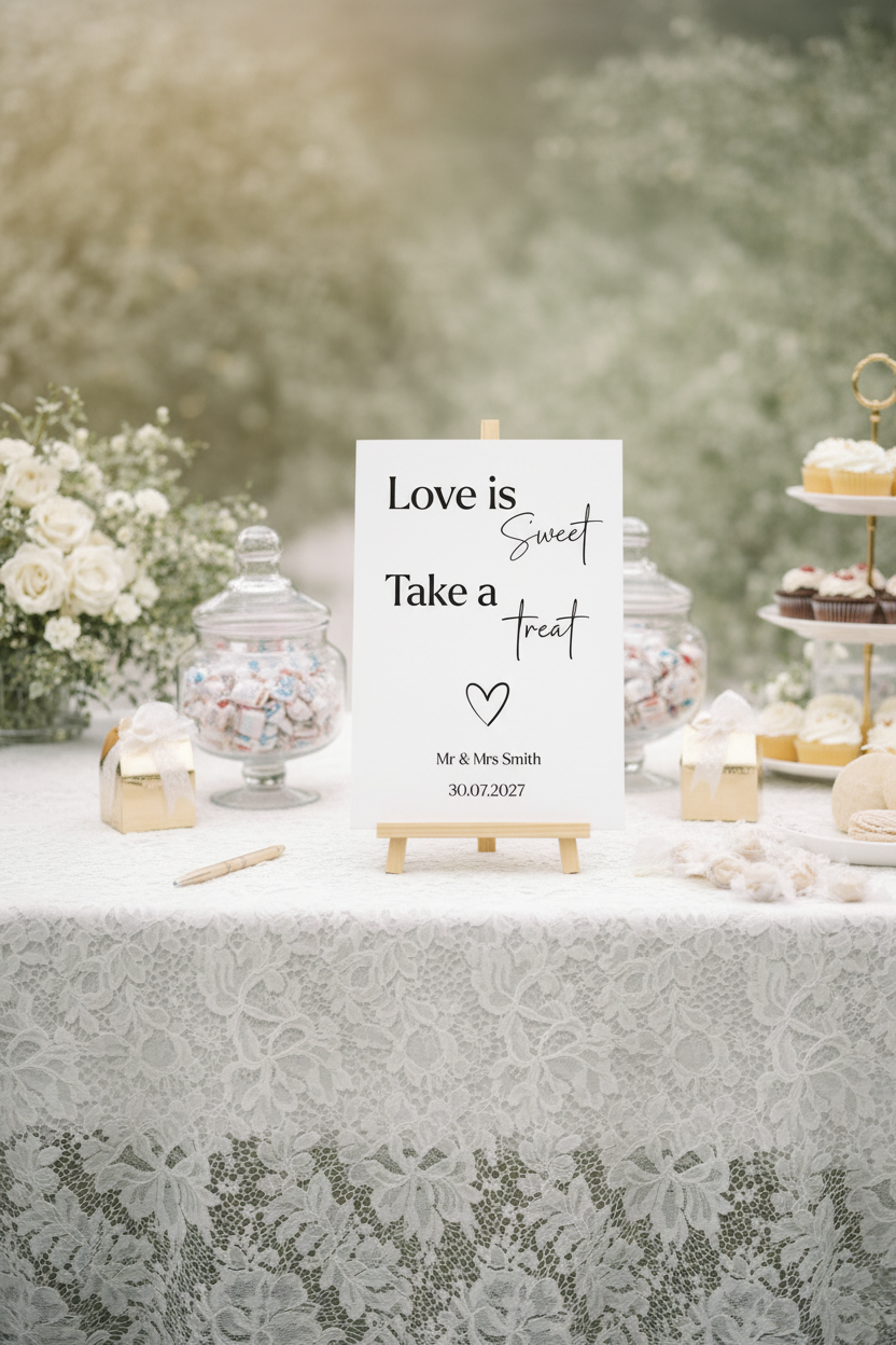 Love is Sweet - Easel Mockup