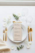 Oat Let's Eat Menu - Flat Lay Place Setting