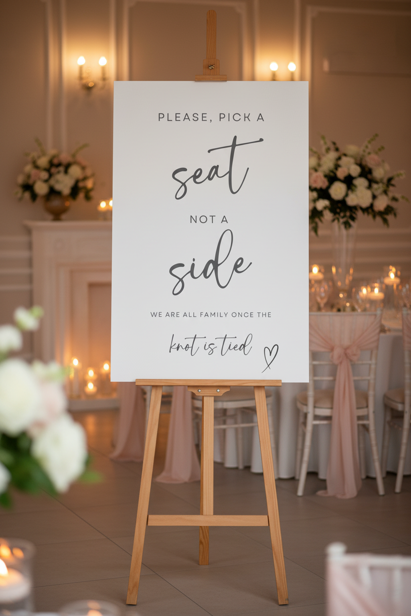 Pick a Seat Not a Side Mockup