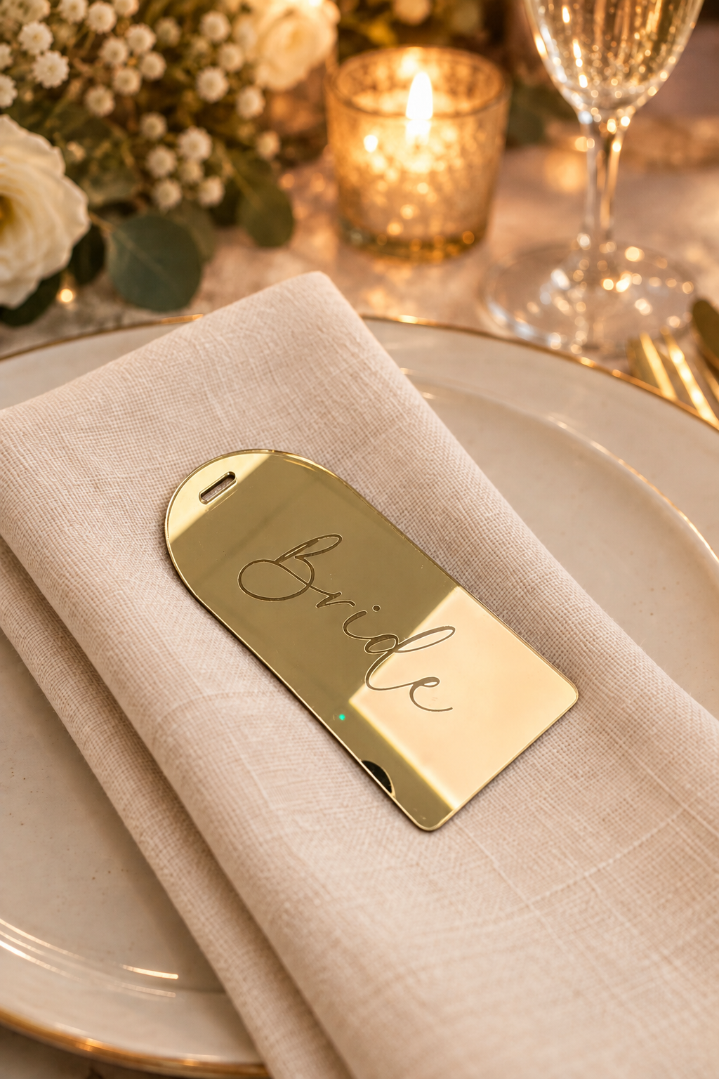 Revised candlelit table mockup