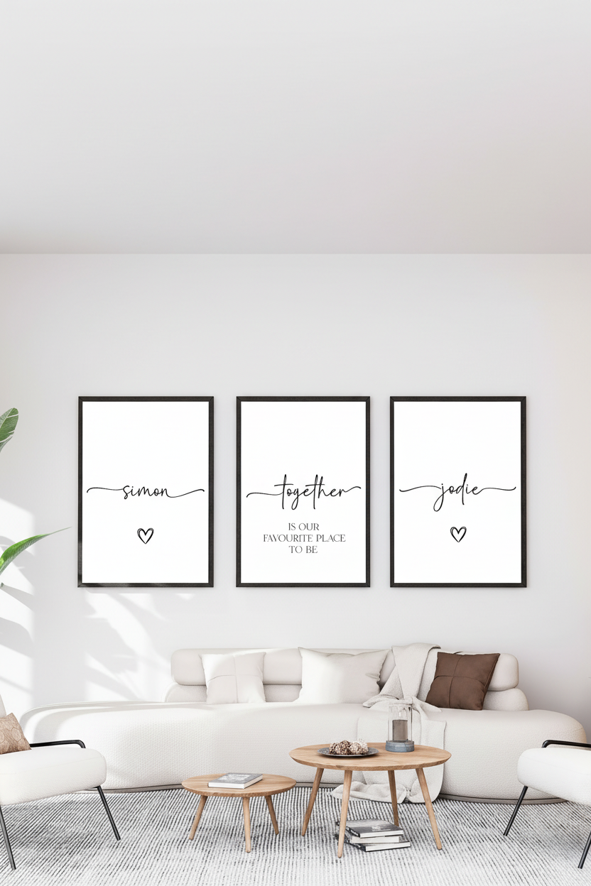 Together Is Our Favourite Place To Be – Portrait Mockup