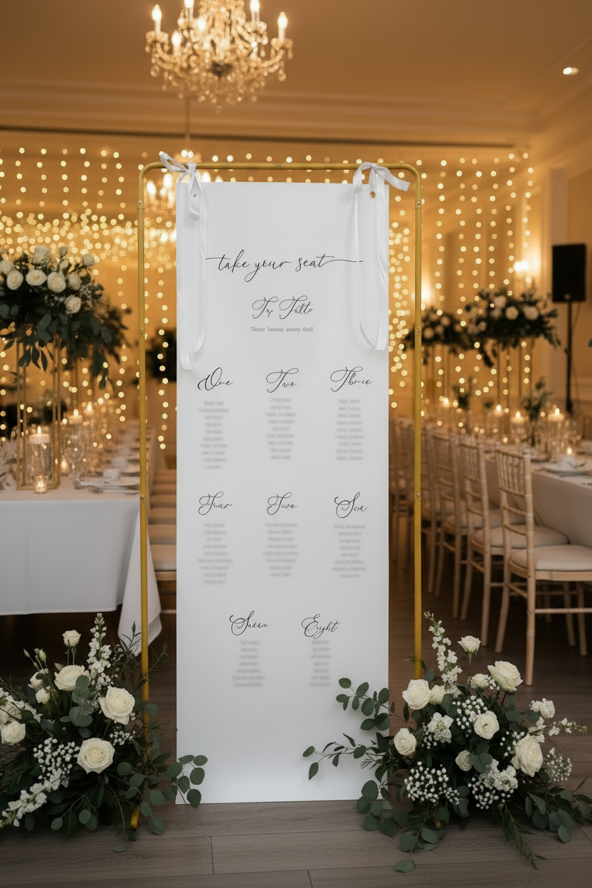 Wedding Seating Plan - Portrait 2:3