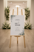 Wedding Welcome Sign Front On