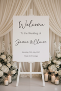 Welcome Board A1 — Venue