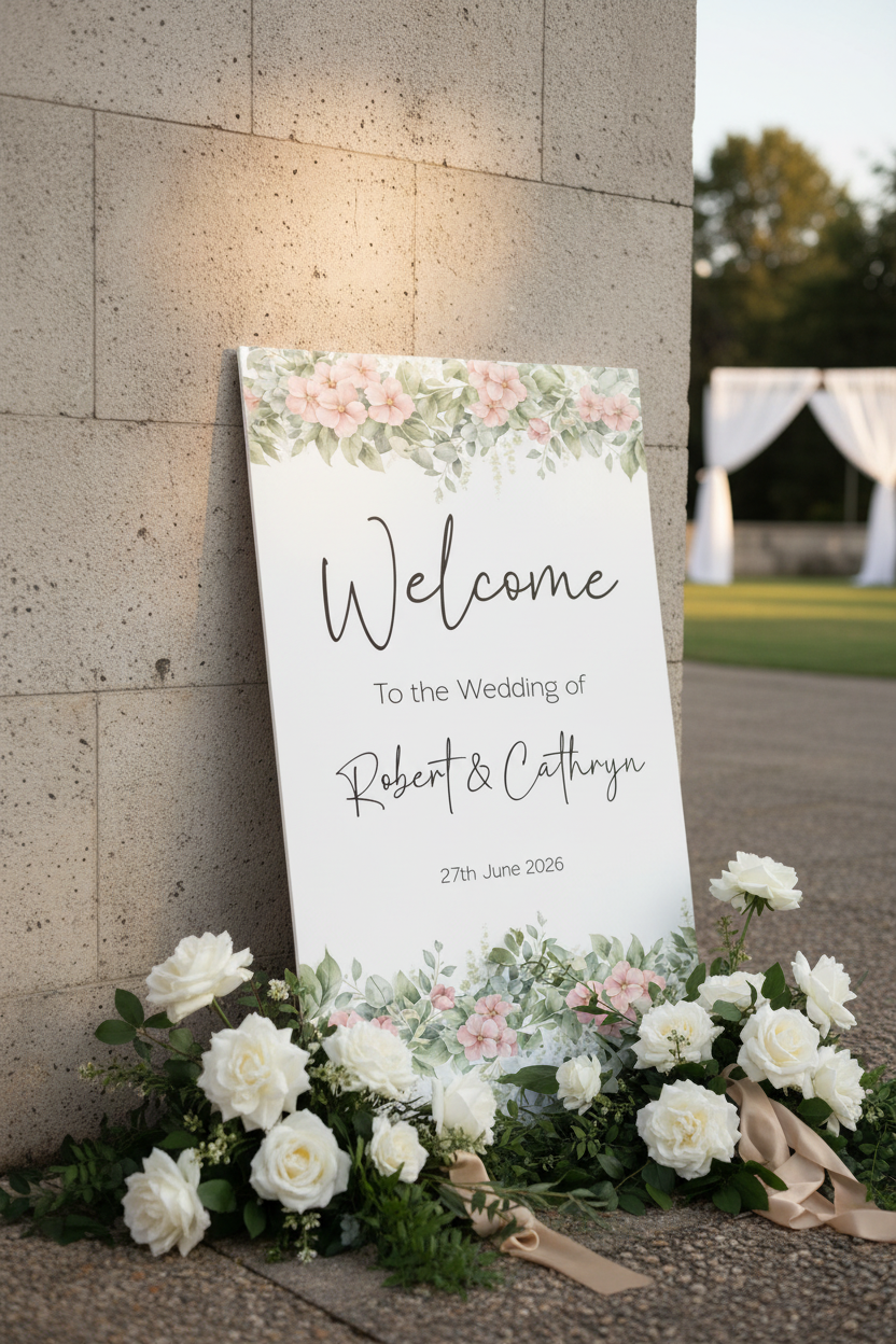 Welcome Board — Outdoor