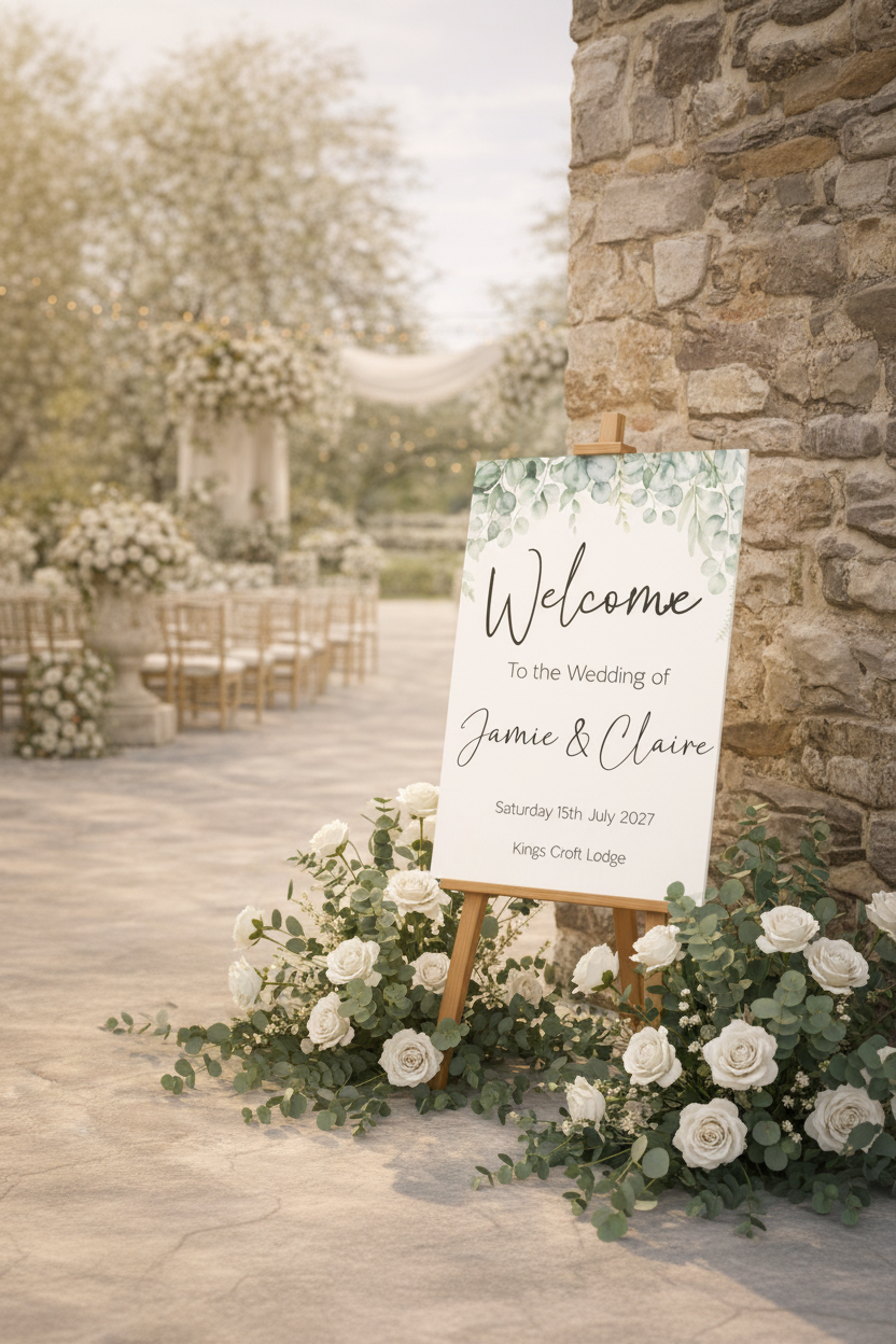 Welcome Board — Outdoor