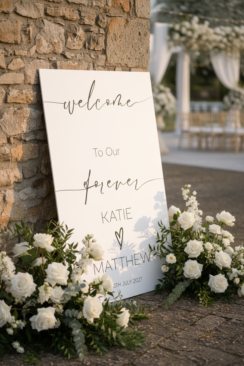 Welcome Board — Outdoor
