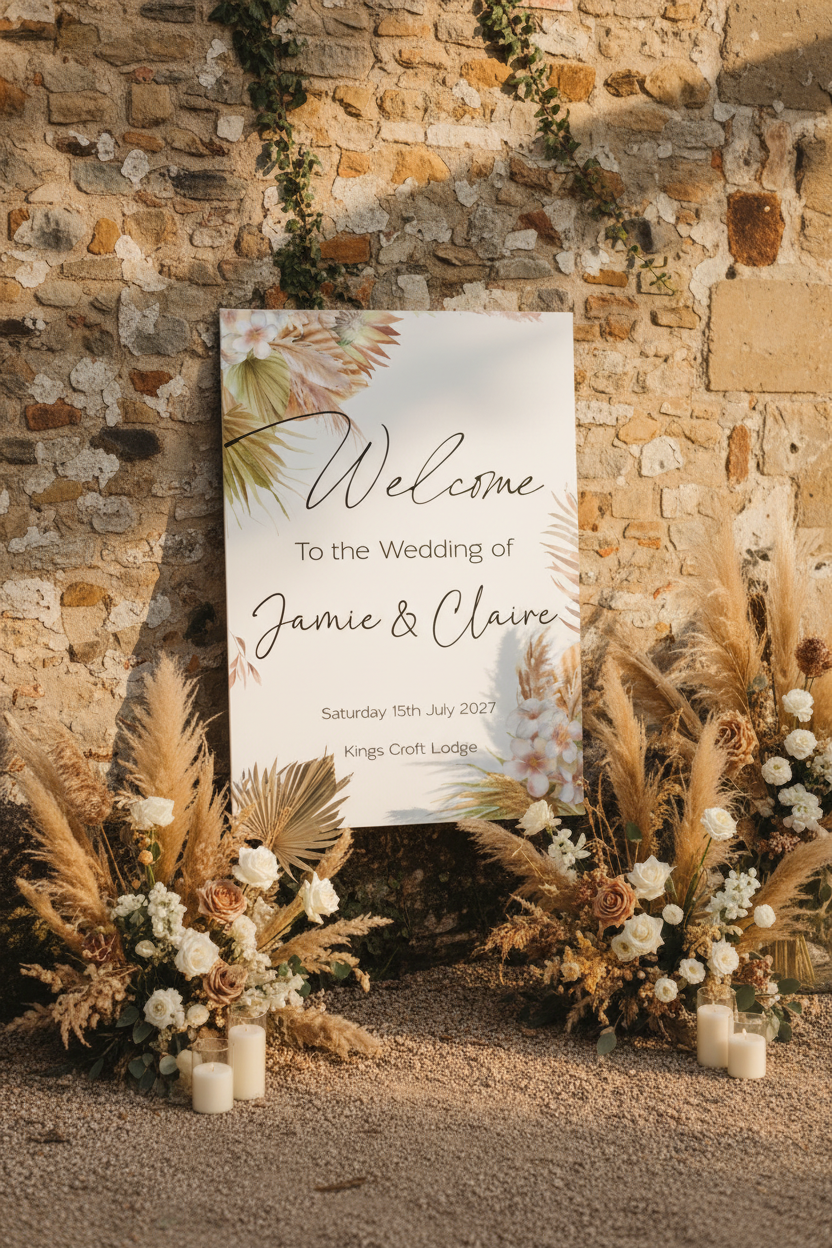 Welcome Board — Outdoor