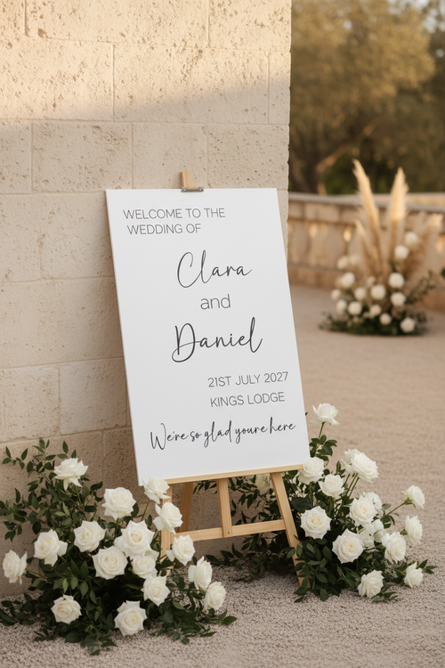 Welcome Board — Outdoor