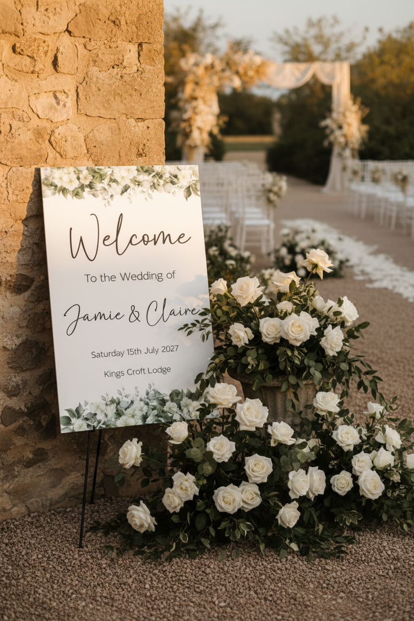 Welcome Board — Outdoor