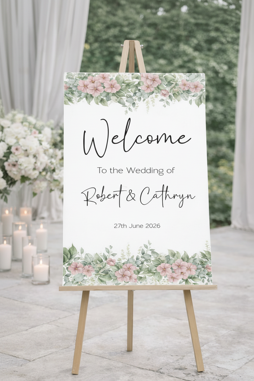 Welcome Board — Venue