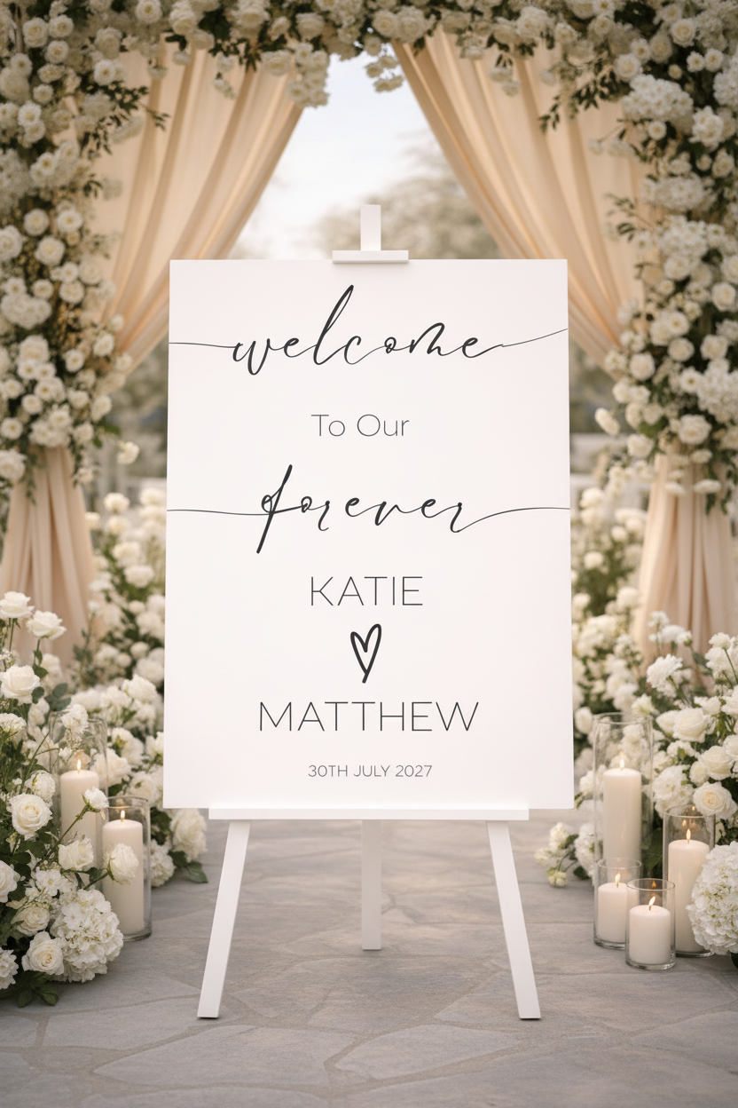 Welcome Board — Venue