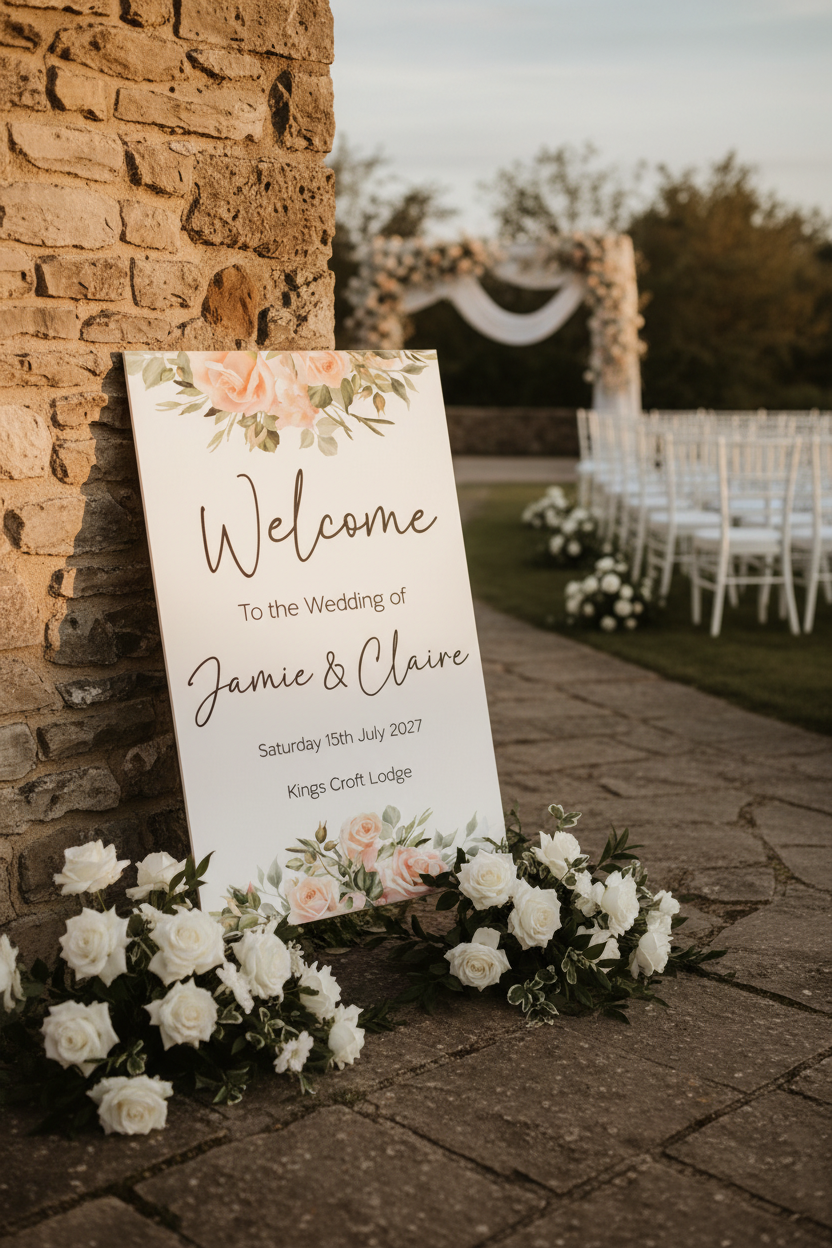 Welcome Sign — Outdoor